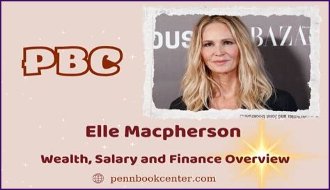 
How Much Money Does Elle Macpherson Make?  Latest Income Salary
